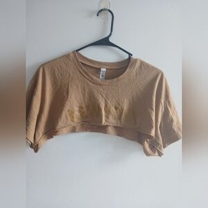 ALO Yoga Tan Crop Top